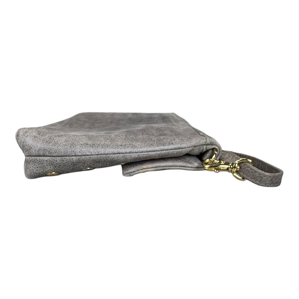 Hammitt VIP Medium Luxury Pewter Leather Crossbody Shoulder Bag - Picture 3 of 15